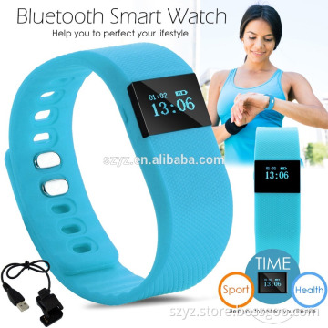 2016 TW64 Bluetooth Pedometer wearable devices Smart Sport Band Bracelet For iOS Android